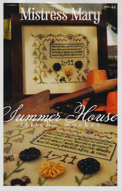 Summer House Mistress Mary cross stitch pattern