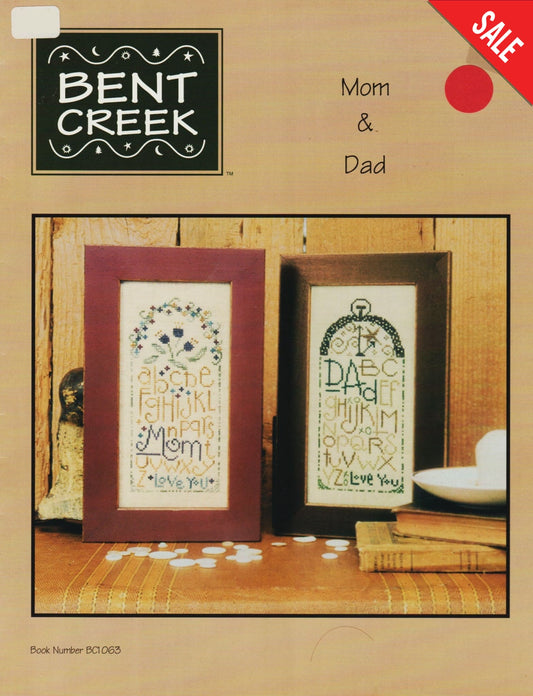 Bent Creek Mom & Dad BC1063 cross stitch pattern