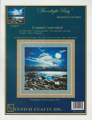 Kustom Krafts Moonlight Bay 20417 cross stitch kit