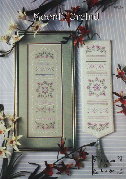 Patricia Ann Designs Moonlit Orchid PAD50 cross stitch pattern