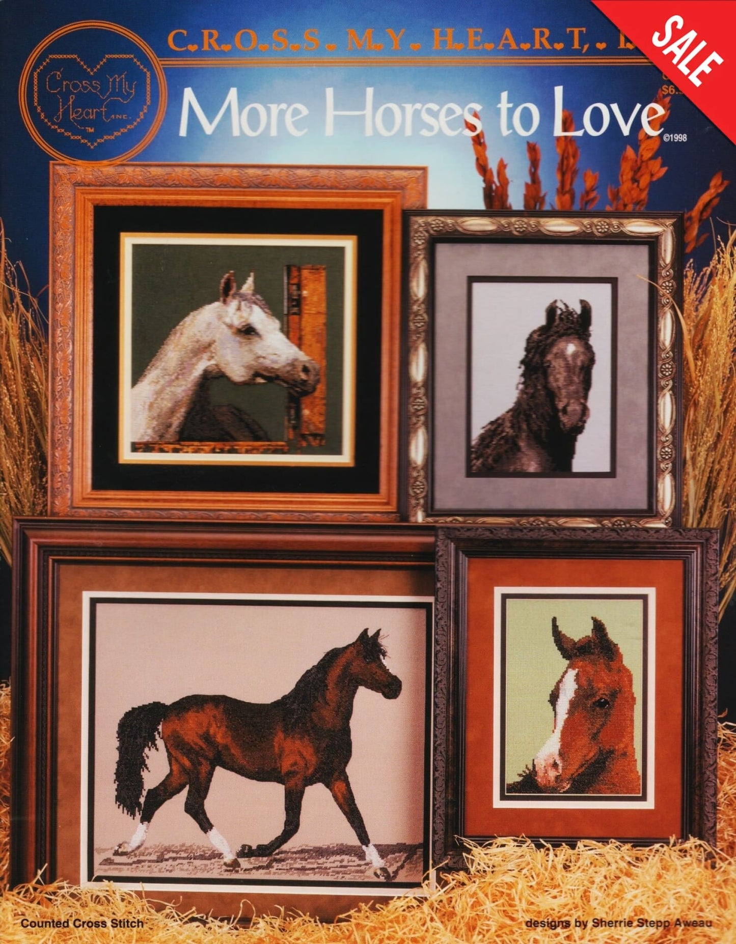 Cross My Heart More Horses to Love CSB-176 cross stitch pattern