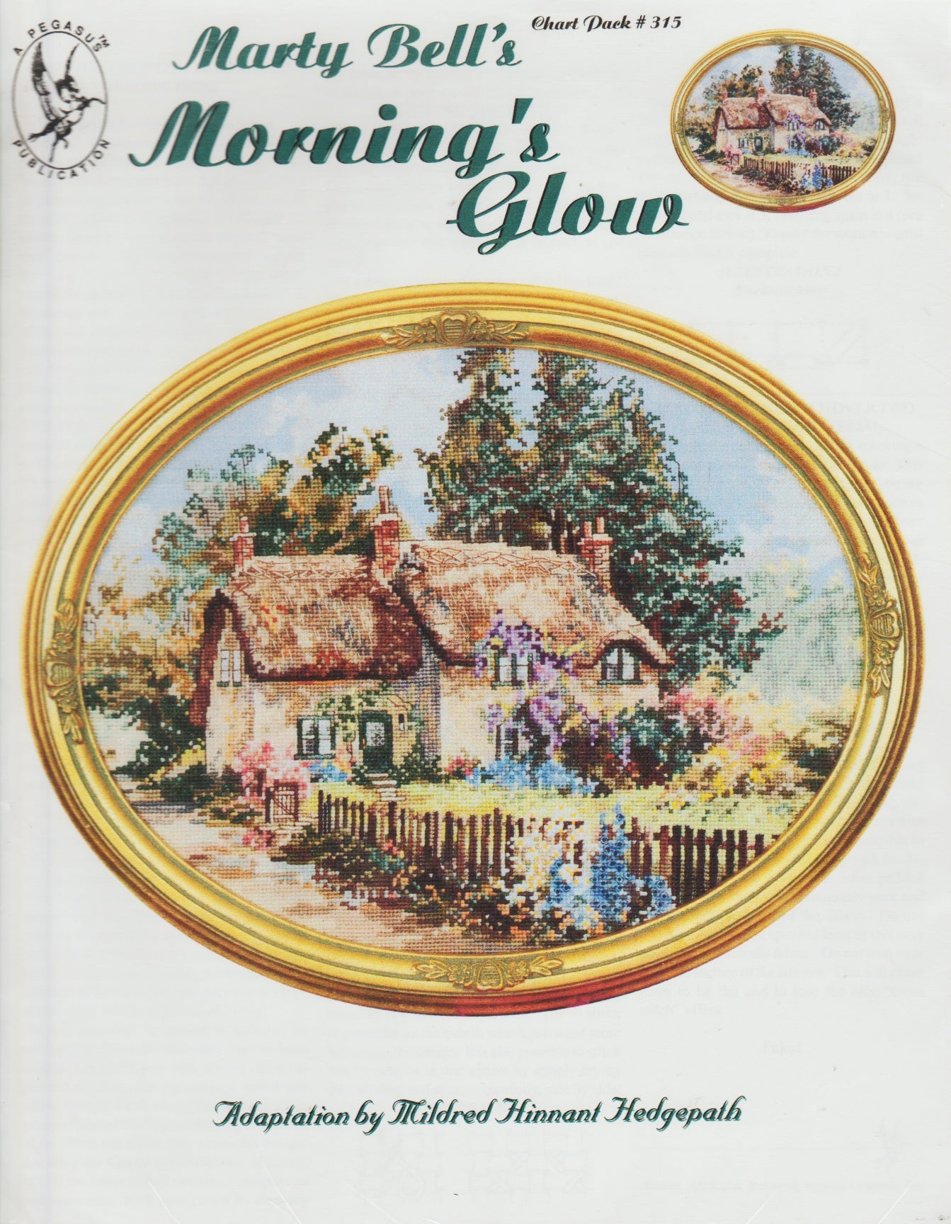 Pegasus Morning's Glow 315 cross stitch pattern