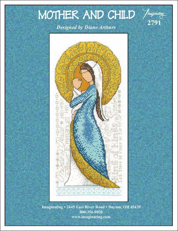 Imaginating Mother And Child 2791 jesus baby cross stitch pattern