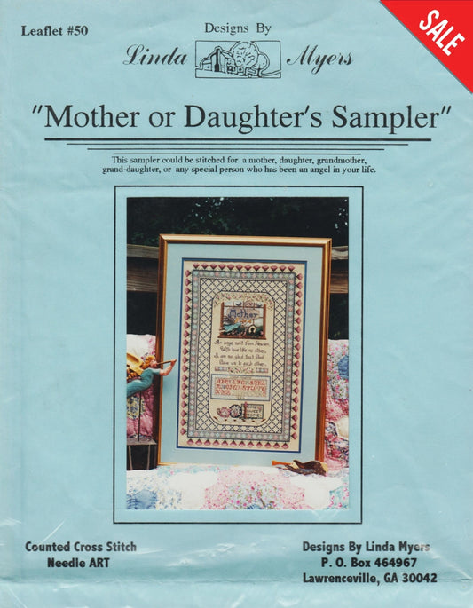 Linda Myers Mother or Daughter's Sampler 50 cross stitch pattern
