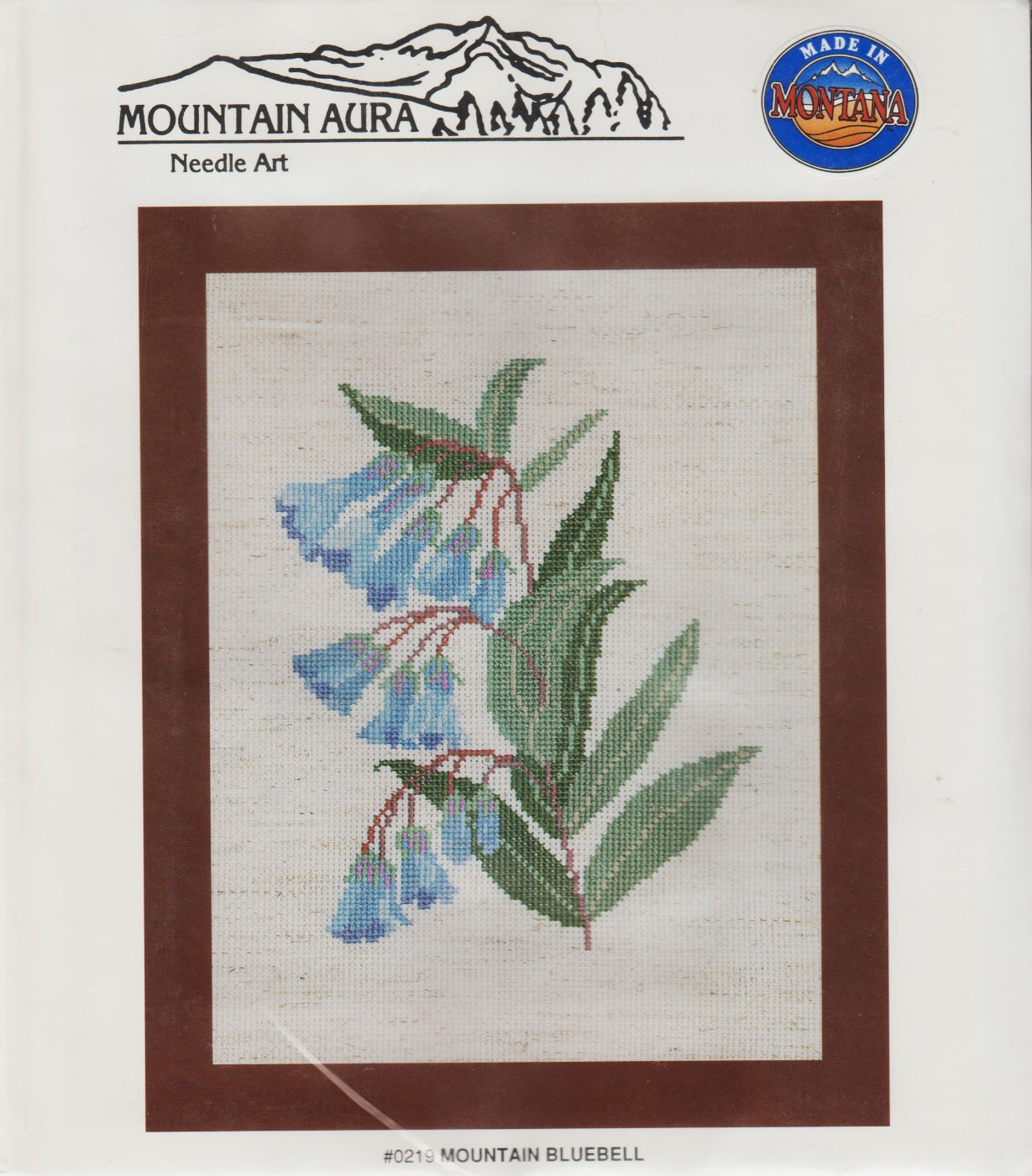 Mountain Aura Mountain Bluebell 0219 cross stitch pattern