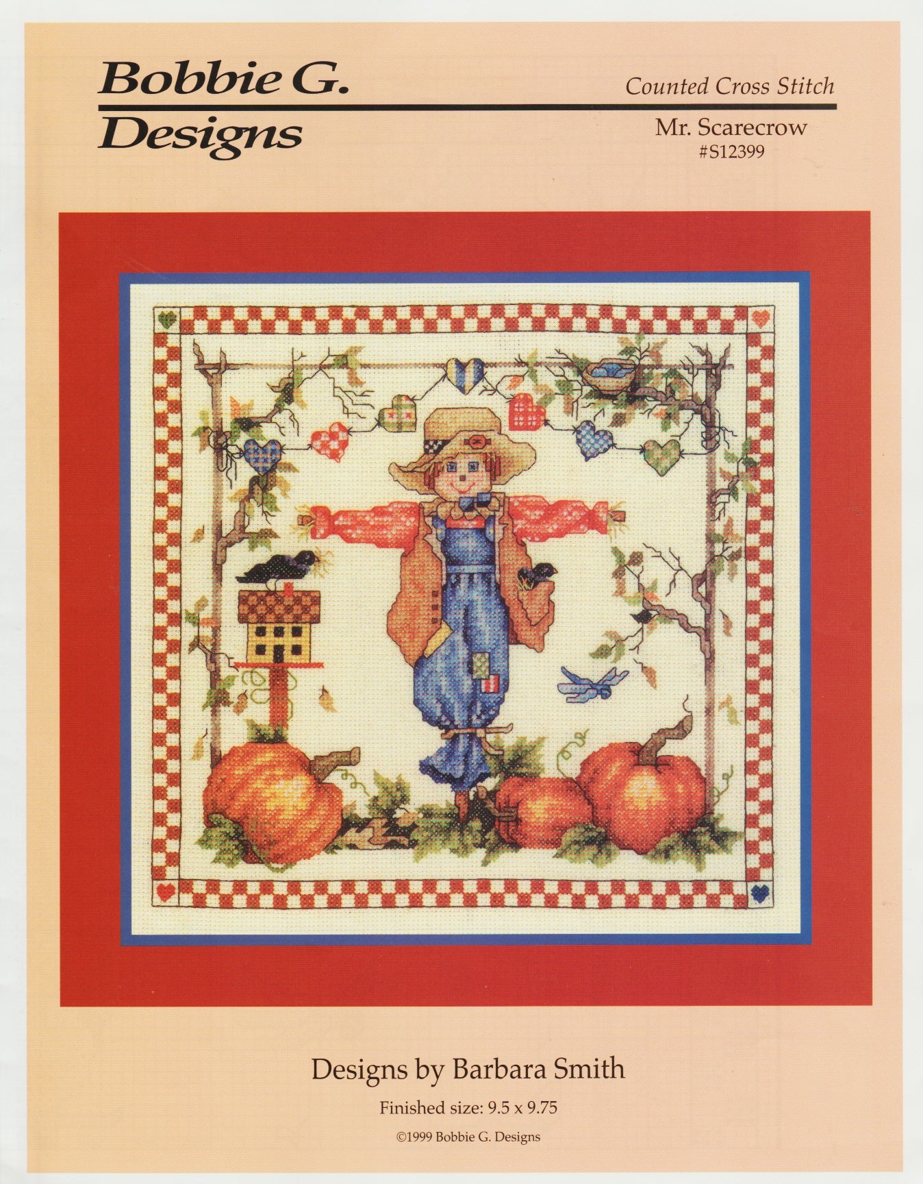 Bobbie G. Mr. Scarecrow S12399 cross stitch pattern