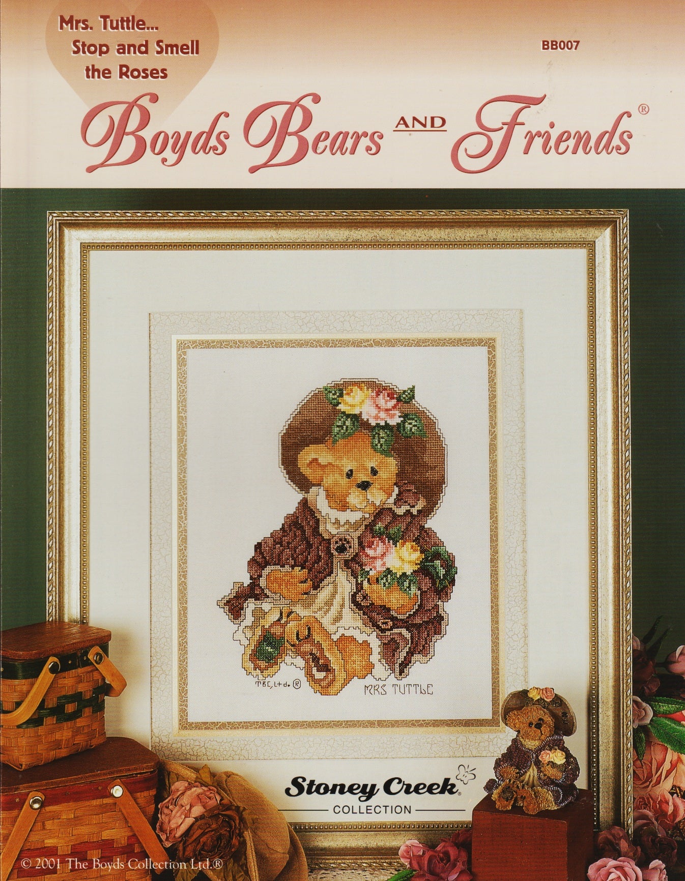 Stoney Creek Mrs. Tuttle Stop and Smell The Roses BB007 cross stitch pattern