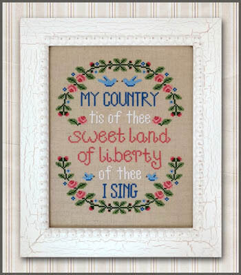 Country Cottage Needleworks My Country CCN141 cross stitch pattern
