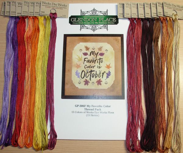 Glendon Place My Favorite Color GP-306F WDW Floss Pack