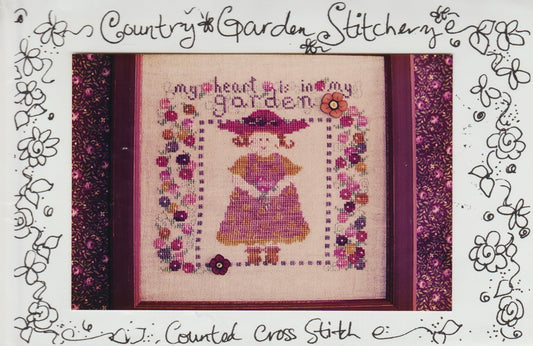 Country Garden Stitchery My Garden flower cross stitch pattern