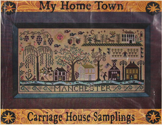 Carriage House Samplings My Home Town cross stitch pattern