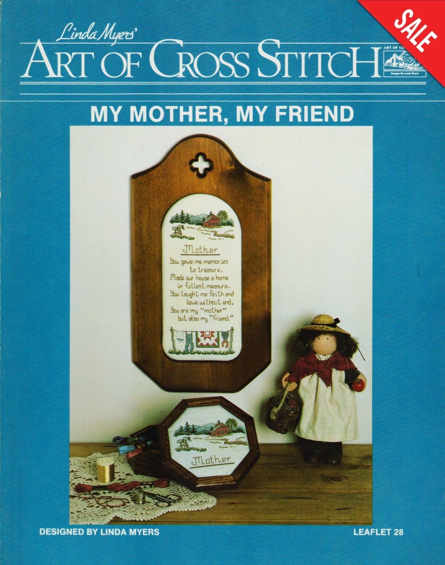 Linda Myers My Mother, My Friend 28 cross stitch pattern