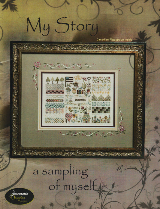Jeannette Douglas Designs My Story A Sampling of Myself cross stitch pattern