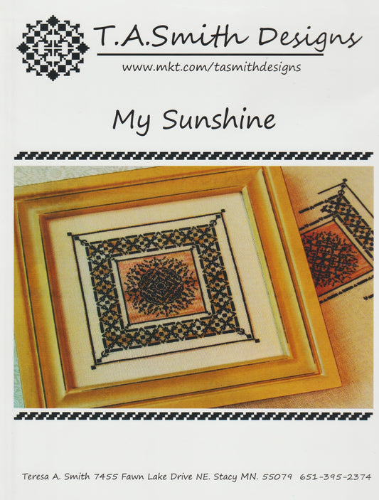 T.A. Smith My Sunshine cross stitch pattern