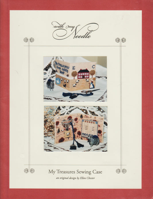 With My Needle My Treasures Sewing Case cross stitch pattern