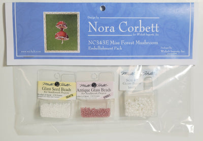 Nora Corbett Miss Forest Mushroom NC343 Embellishment Pack