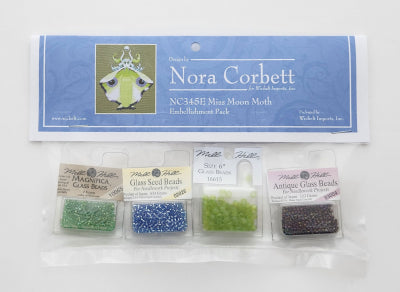 Nora Corbett Miss Moon Moth NC345 embellishment pack