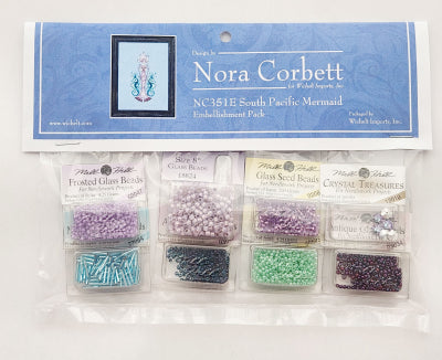 Nora Corbett South Pacific Mermaid NC351 embellishment pack