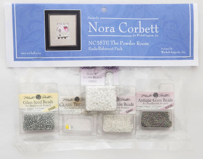 Nora Corbatt The Powder Room NC357 embellishment pack