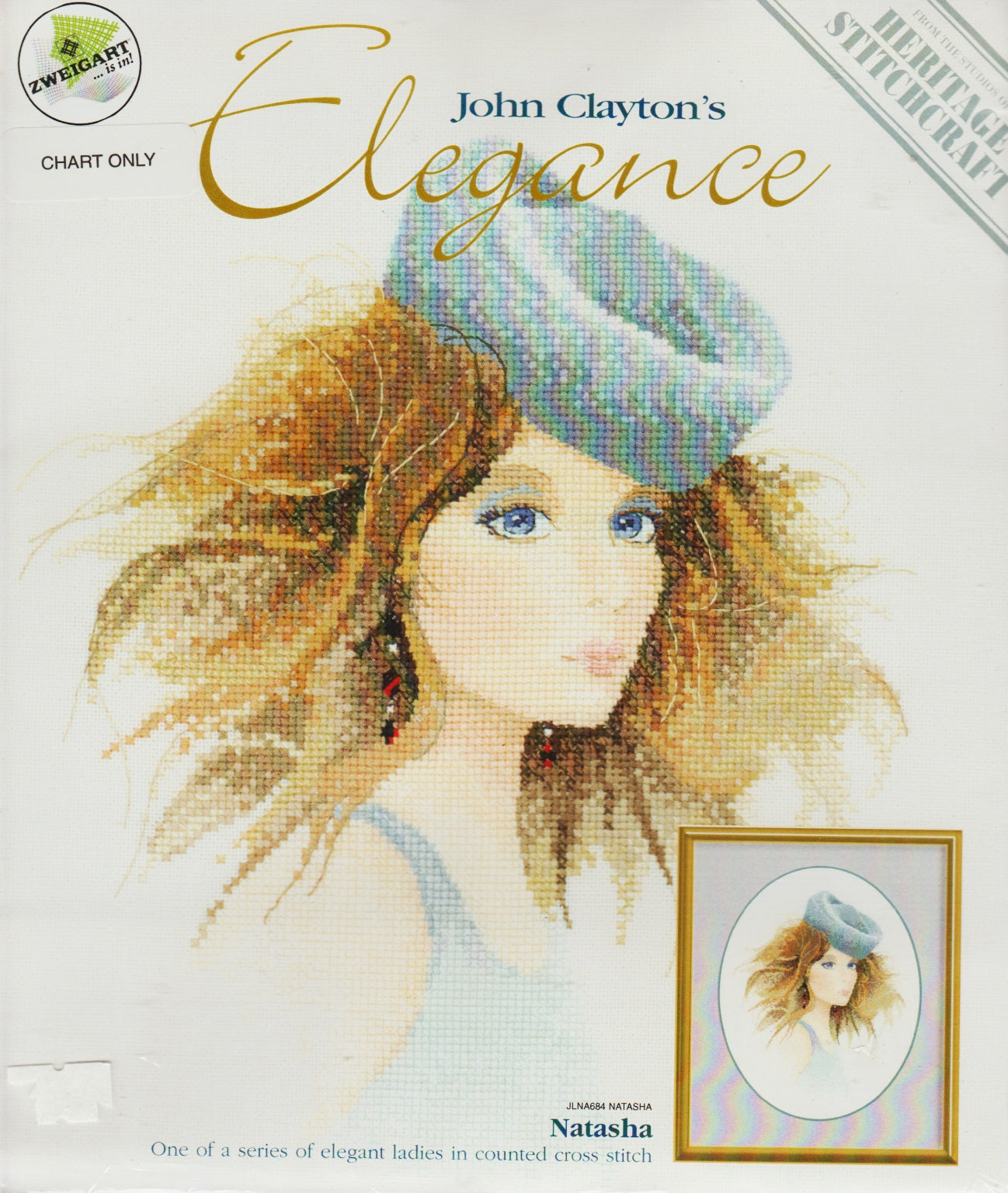 Heritage Stitchcraft John Clayton Natasha JLNA684 cross stitch pattern