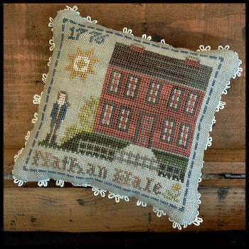 Little House Needleworks Nathan Hale Early Americans cross stitch pattern