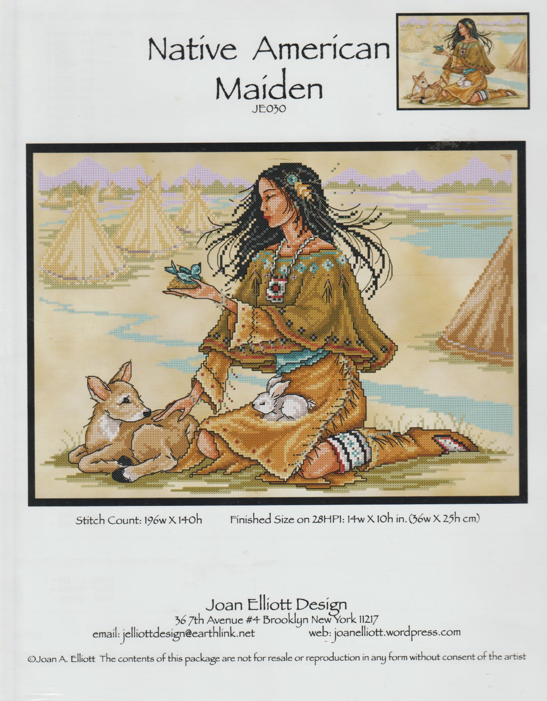 Native American Maiden pattern – Sandra's Stitch Stash