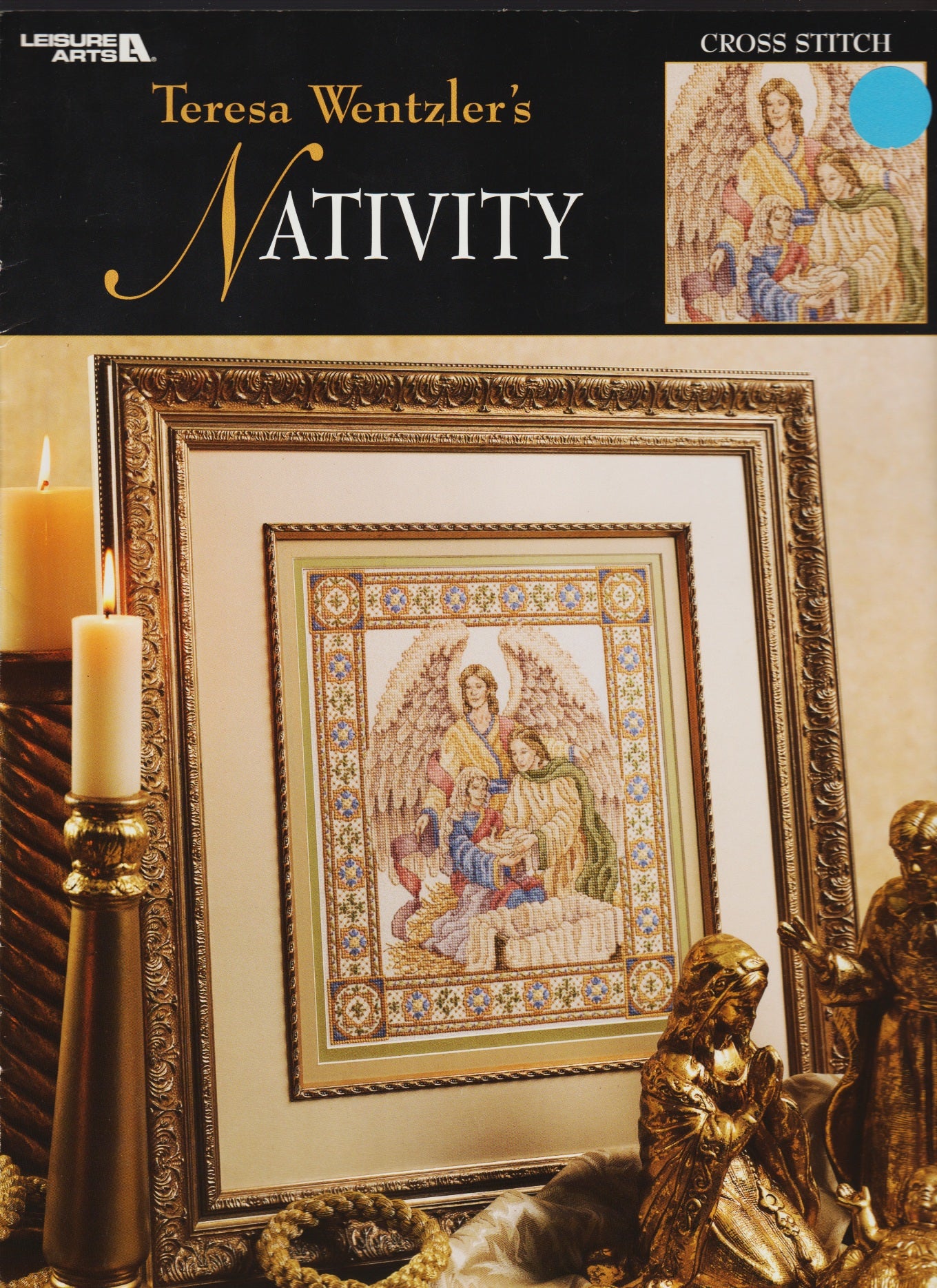 Leisure Arts Teresa Wentzler Nativity 3300 Christmas religious cross stitch pattern