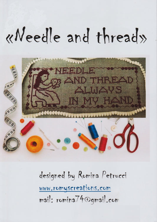 Romy Creations Needle and Thread cross stitch pattern