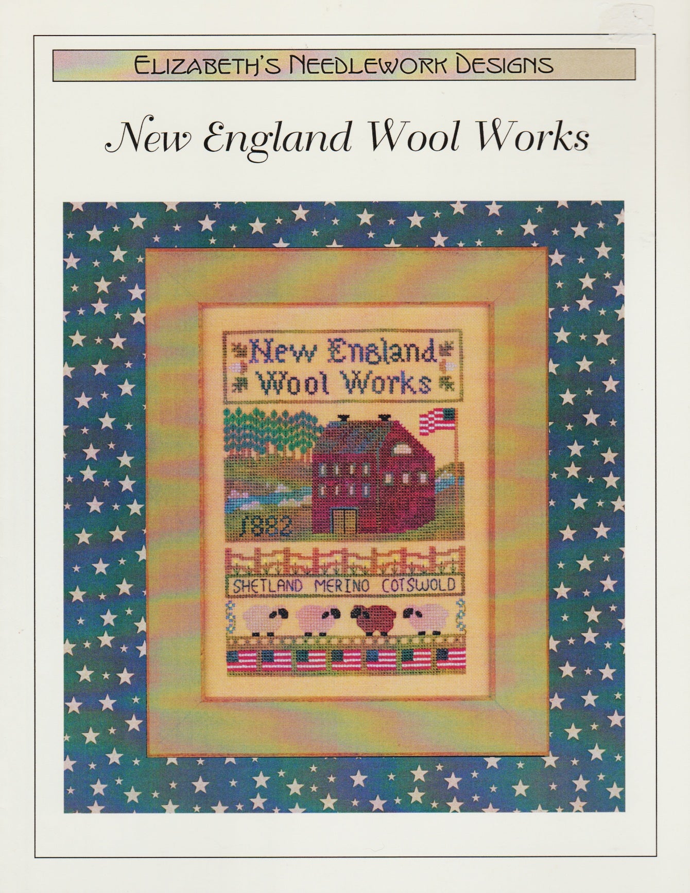 Elizabeth's Needlework Designs New England Wool Works cross stitch pattern