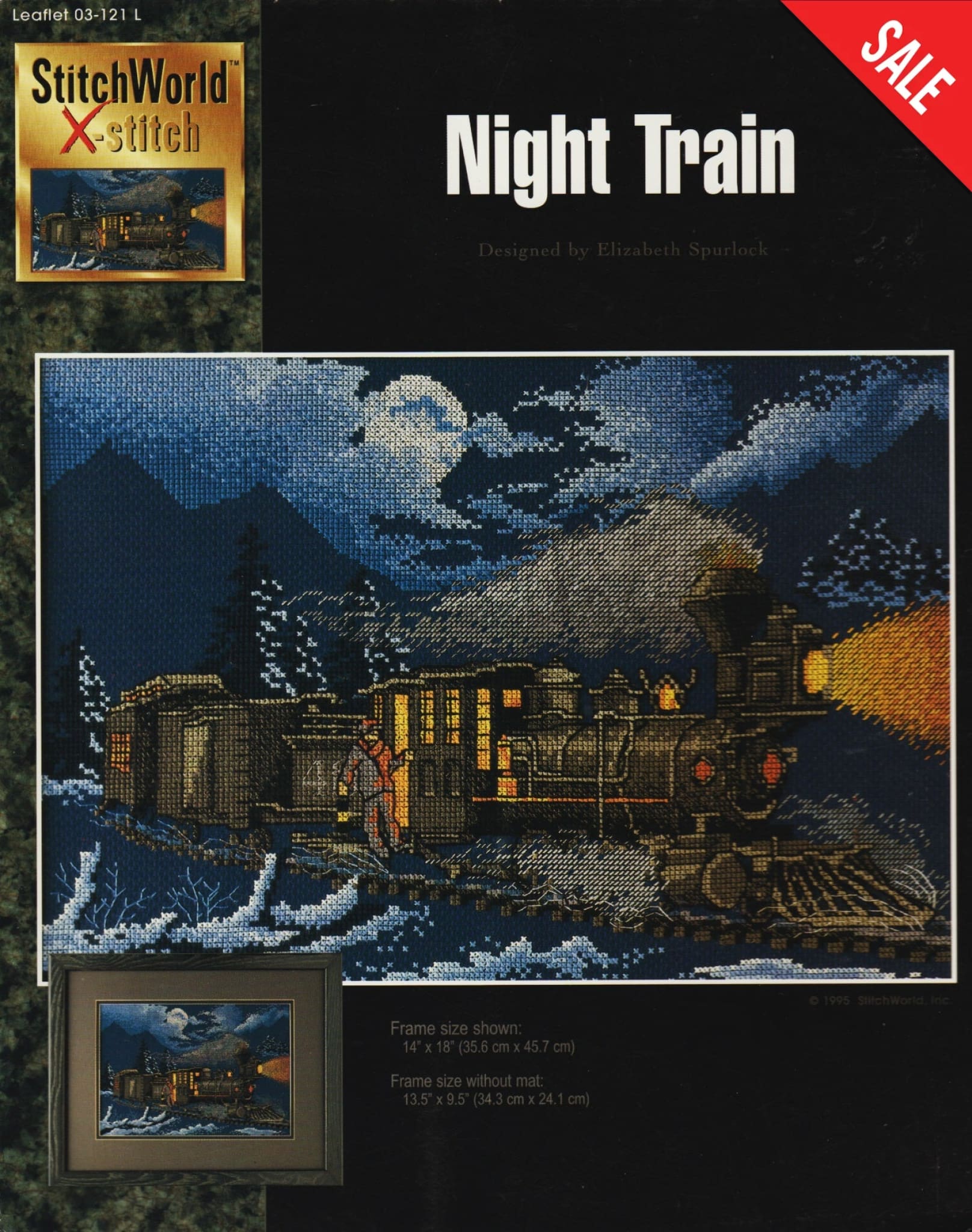 StitchWorld X-Stitch Night Train 03-121L cross stitch pattern