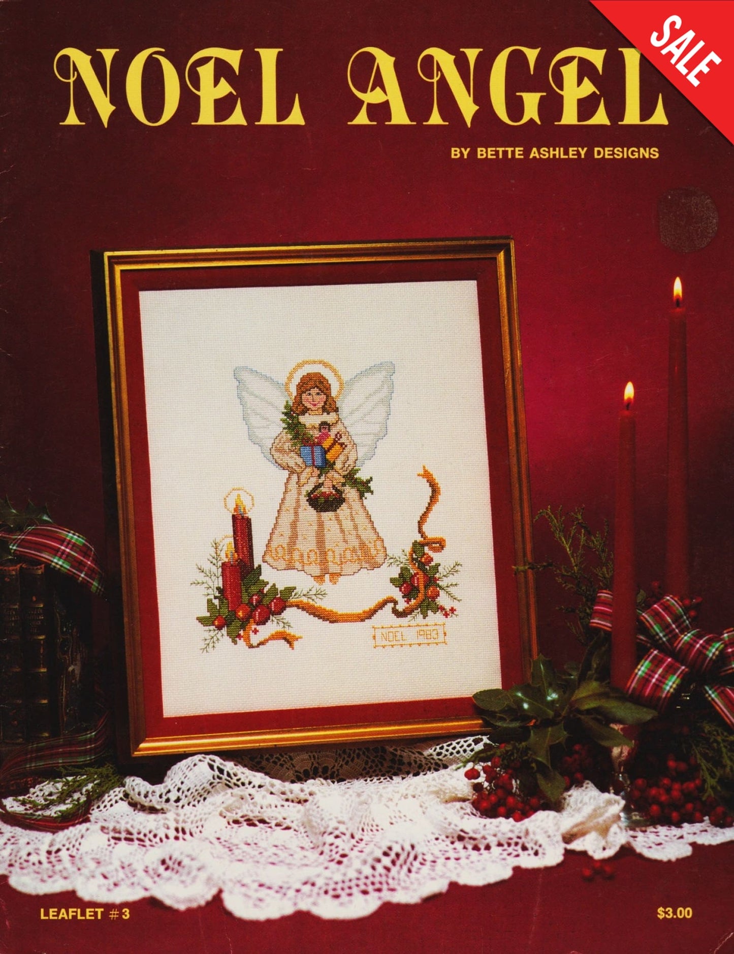 Bette Ashley Designs Noel Angel cross stitch pattern