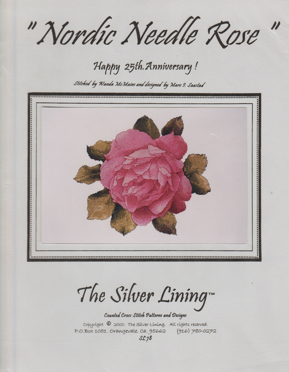 Nordic Needle Rose pattern Sandra's Stitch Stash