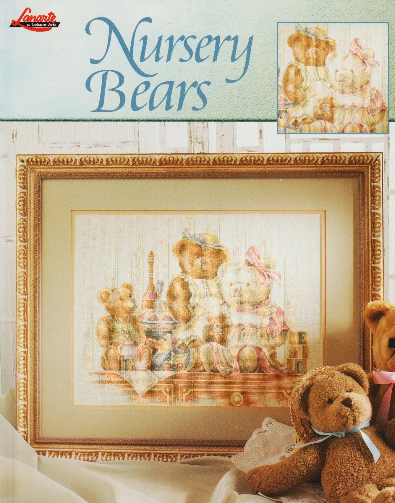 Lanarte Leisure Arts Nursery Bears 3439 cross stitch pattern