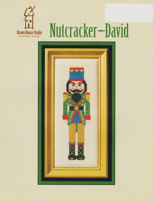 Brown House Studio Nutcracker-David christmas cross stitch pattern