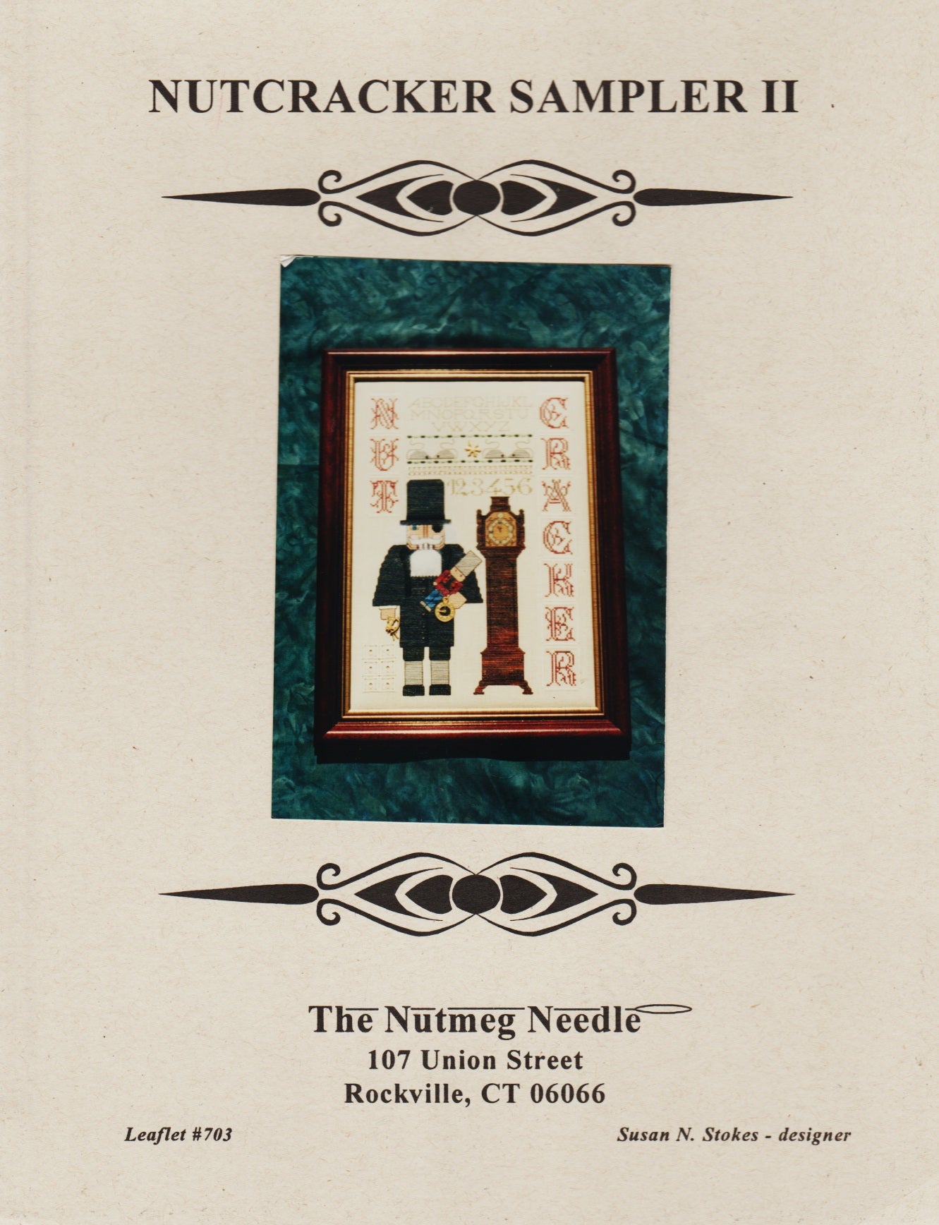 The Nutmeg Needle Nutcracker Sampler 703 cross stitch pattern