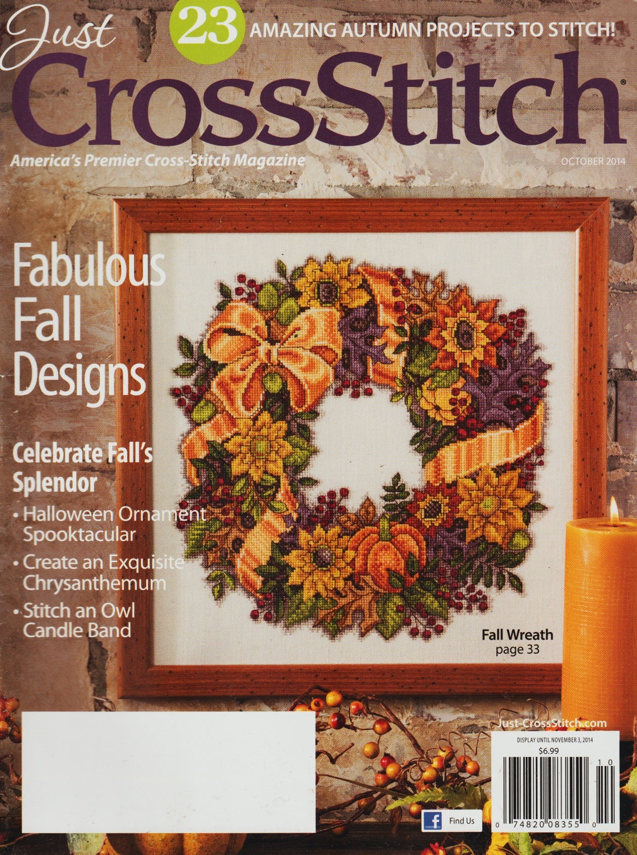 Just CrossStitch October 2014 magazine
