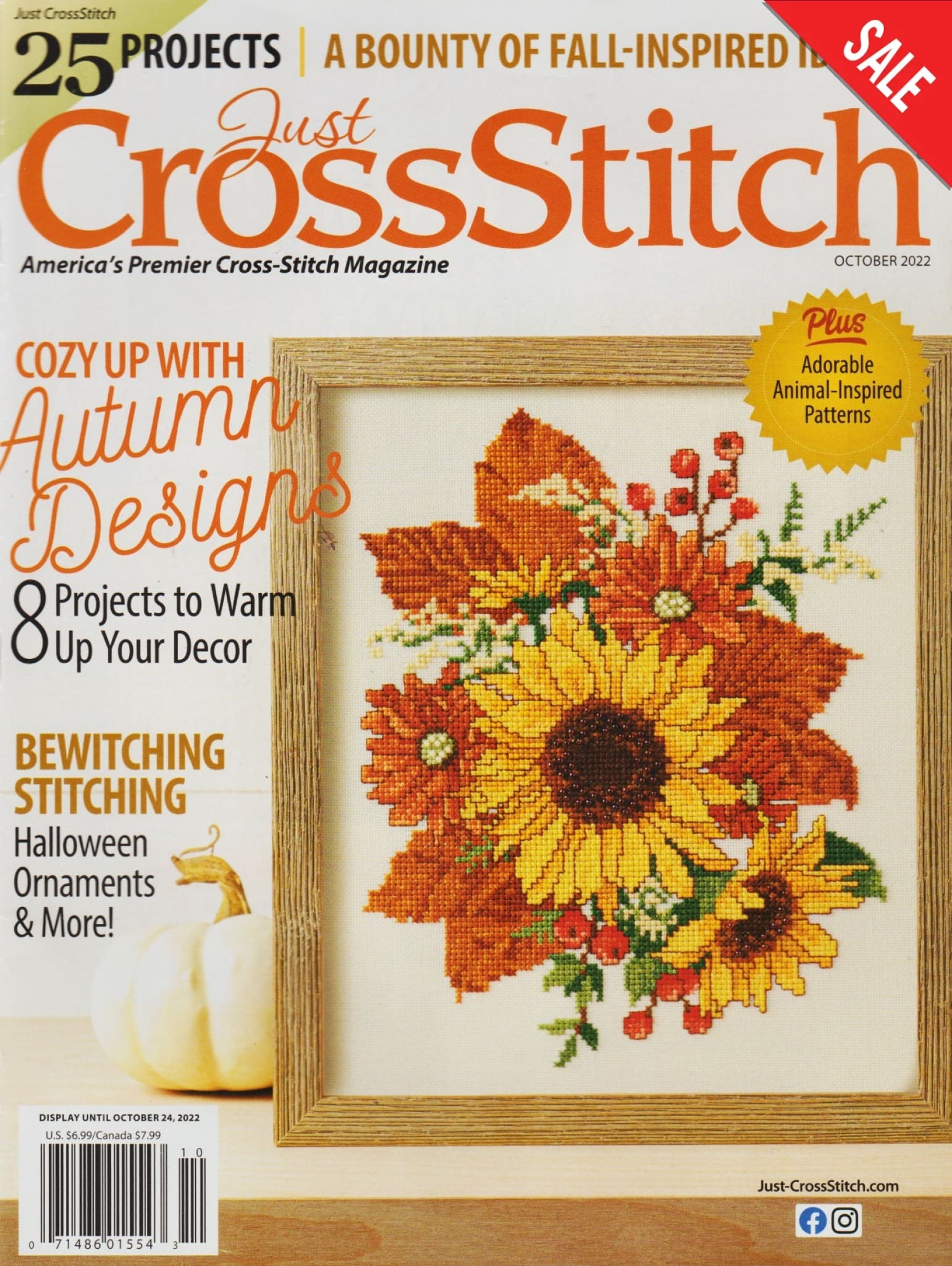 Just CrossStitch October 2022 magazine