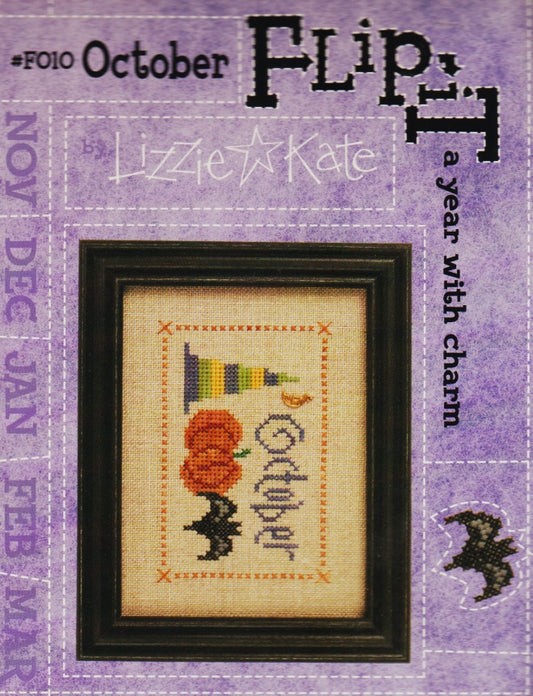 Lizzie Kate October F010 cross stitch pattern