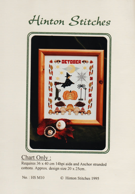 Hinton Stitches October cross stitch pattern