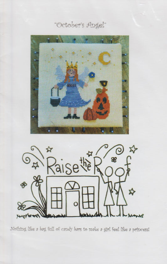 Raise The Roof October's Angel cross stitch pattern