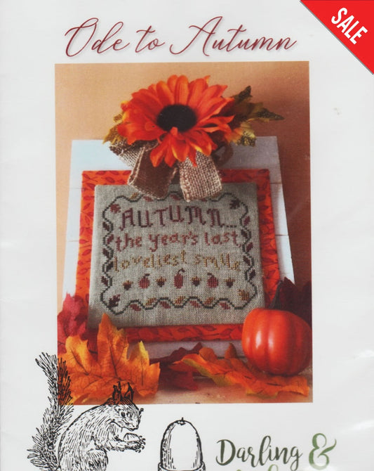 Darling & Whimsy Ode to Autumn cross stitch pattern