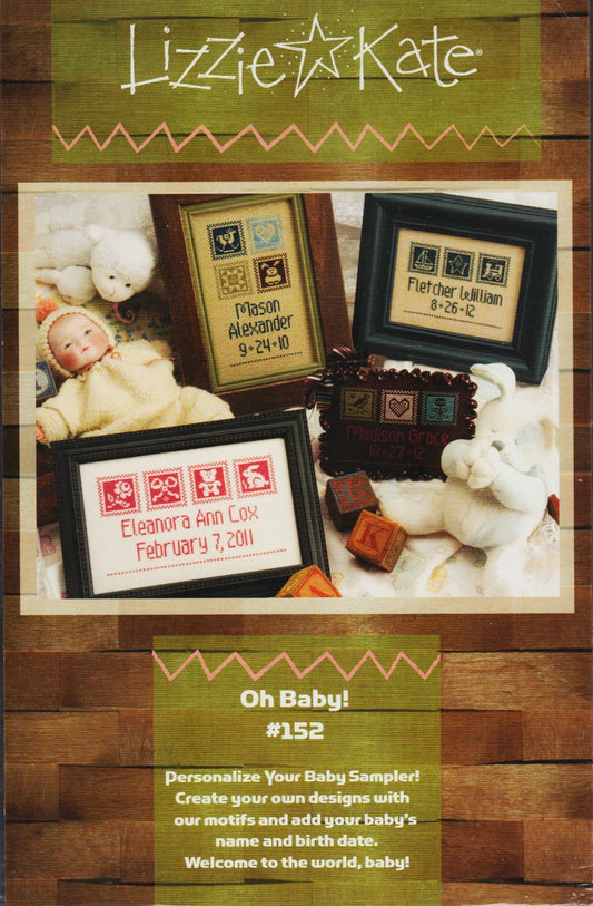 Lizzie Kate Oh Baby! LK15 cross stitch pattern