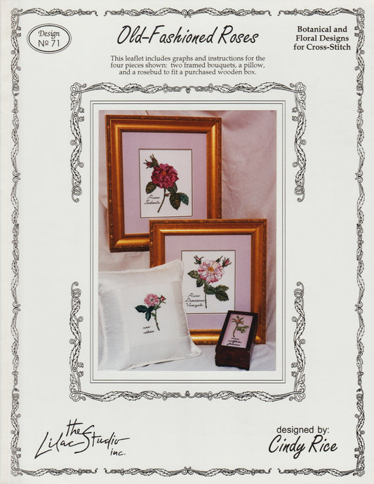 Lilac Studios Old-Fashioned Roses 71 cross stitch pattern