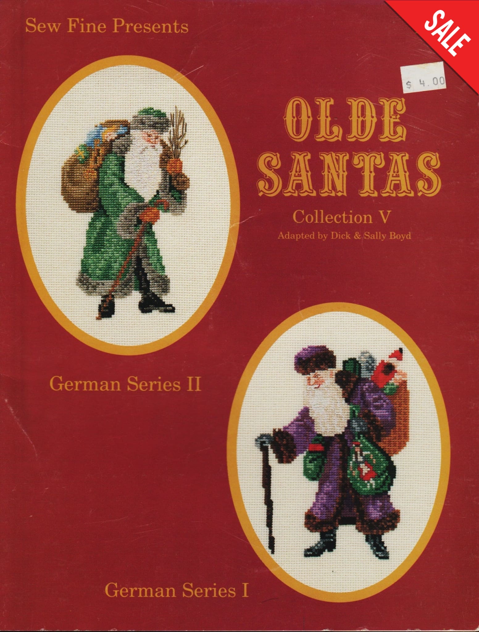 Sew Fine Olde Santas V L-15 cross stitch pattern