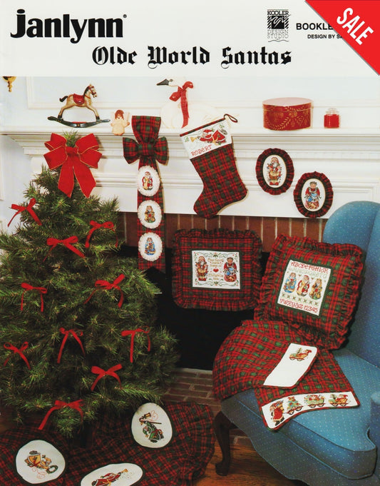 Jan Lynn Olde World Santas 959-01 christmas stocking cross stitch pattern