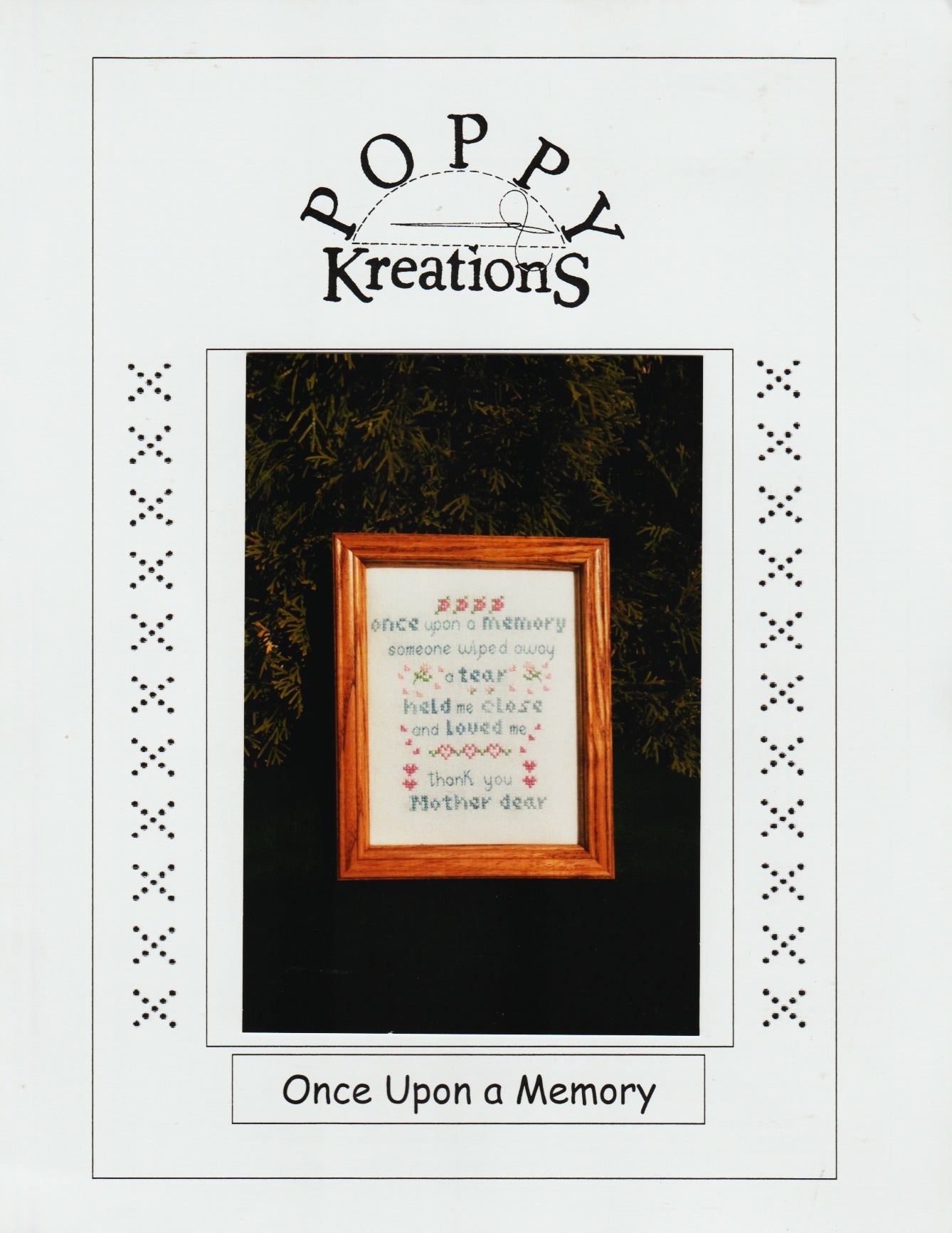 Poppy Kreations Once Upon A Memory cross stitch pattern