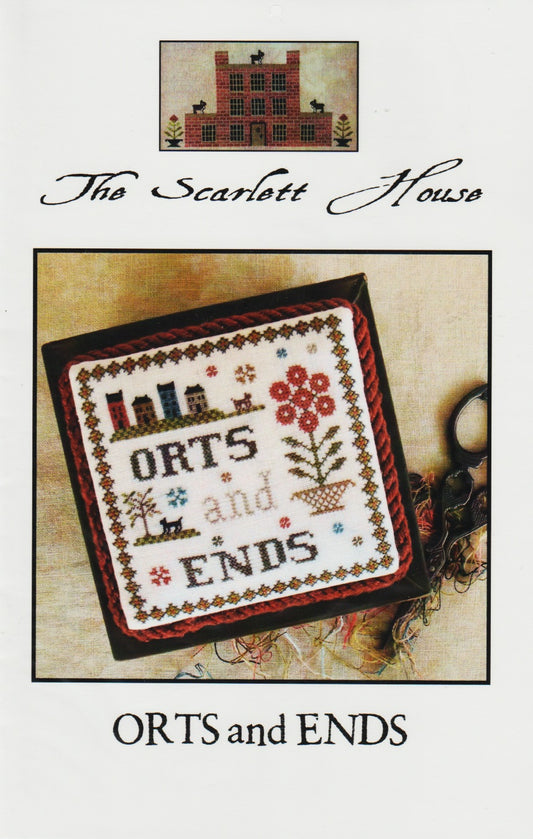 Scarlett House Orts and Ends cross stitch pattern