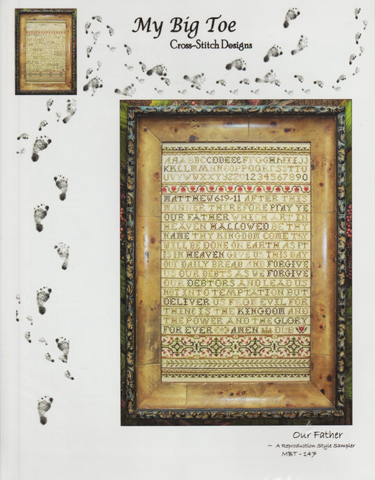 My Big Toe Our Father MBT-147 cross stitch pattern