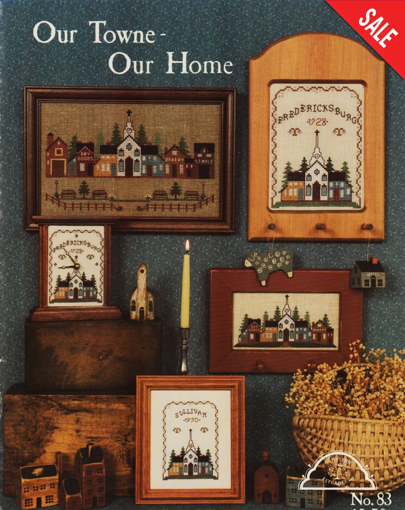 Homespun Elegance Our Towne - Our Home 83 cross stitch pattern