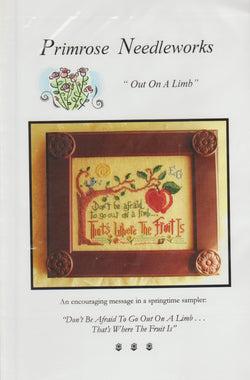 Primrose Needleworks Out On A Limb cross stitch pattern